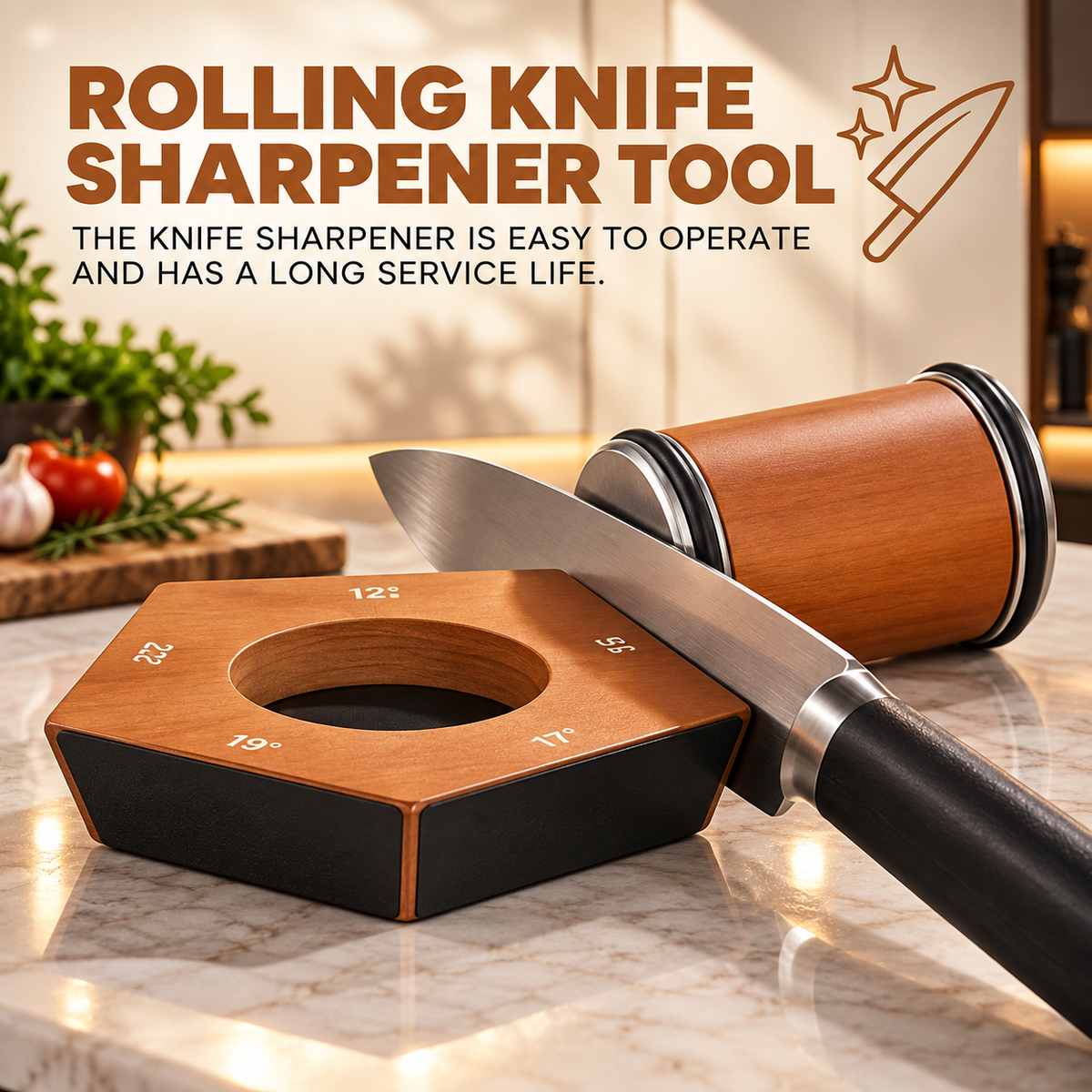 Sharpox™ Rolling Knife Sharpener